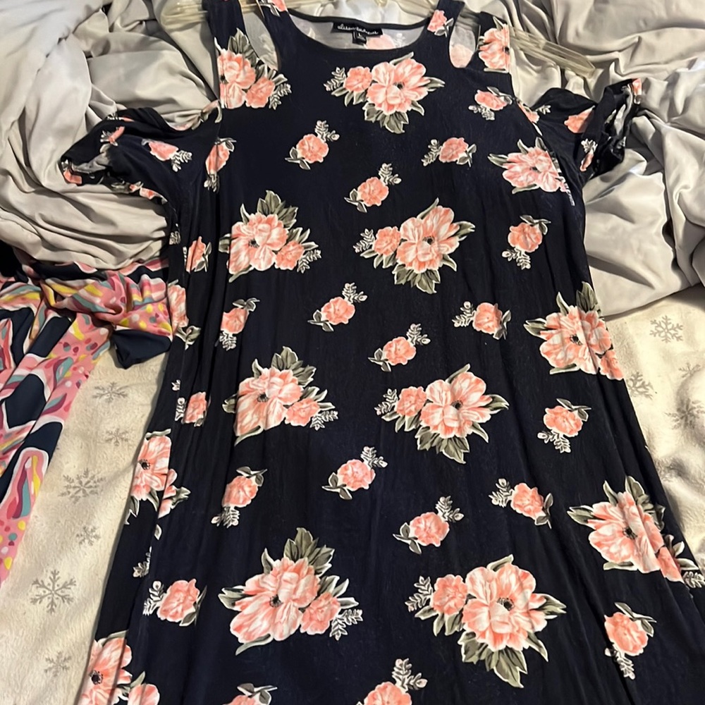 Allison andrews cold shoulder dress